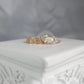 Amélie - 14K Parisian Opal Moonlight Ring with Diamond