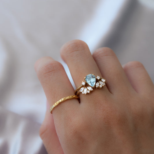 Félicité - 14K The Summer Ocean Ring with Diamond